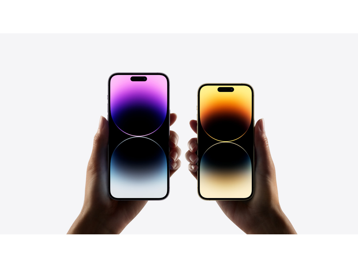 iPhone 14 Pro Max — вид спереди