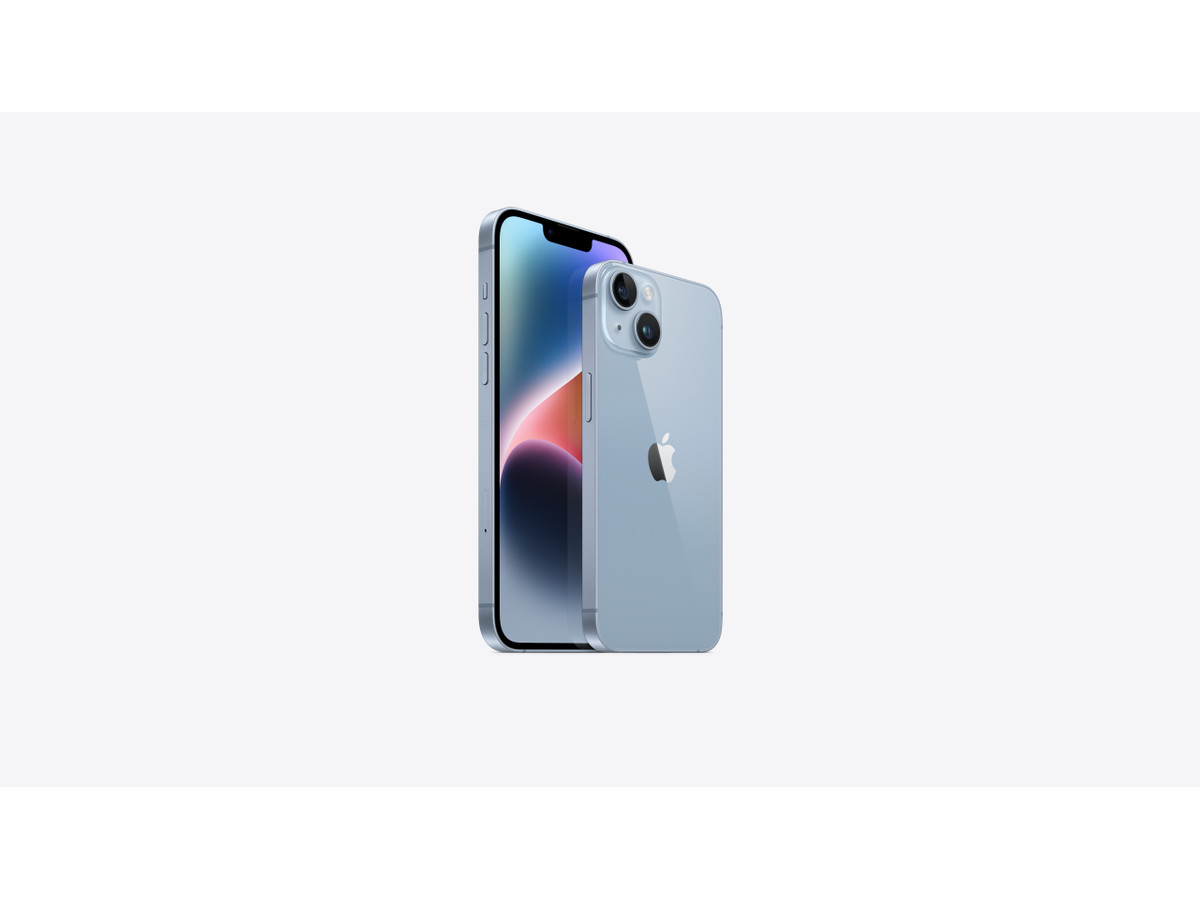 iPhone 14 — сзади и сбоку