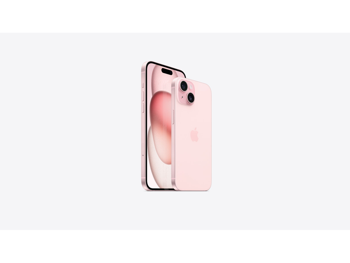 iPhone 15 — сзади и сбоку