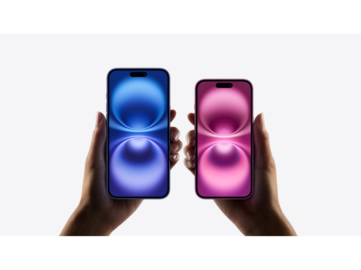 iPhone 16 — вид спереди