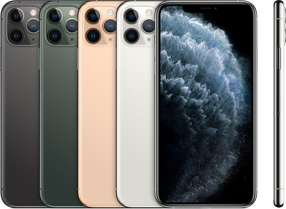 iPhone 11 Pro Max — все доступные цвета