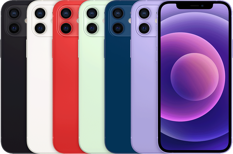 iPhone 12 — все доступные цвета
