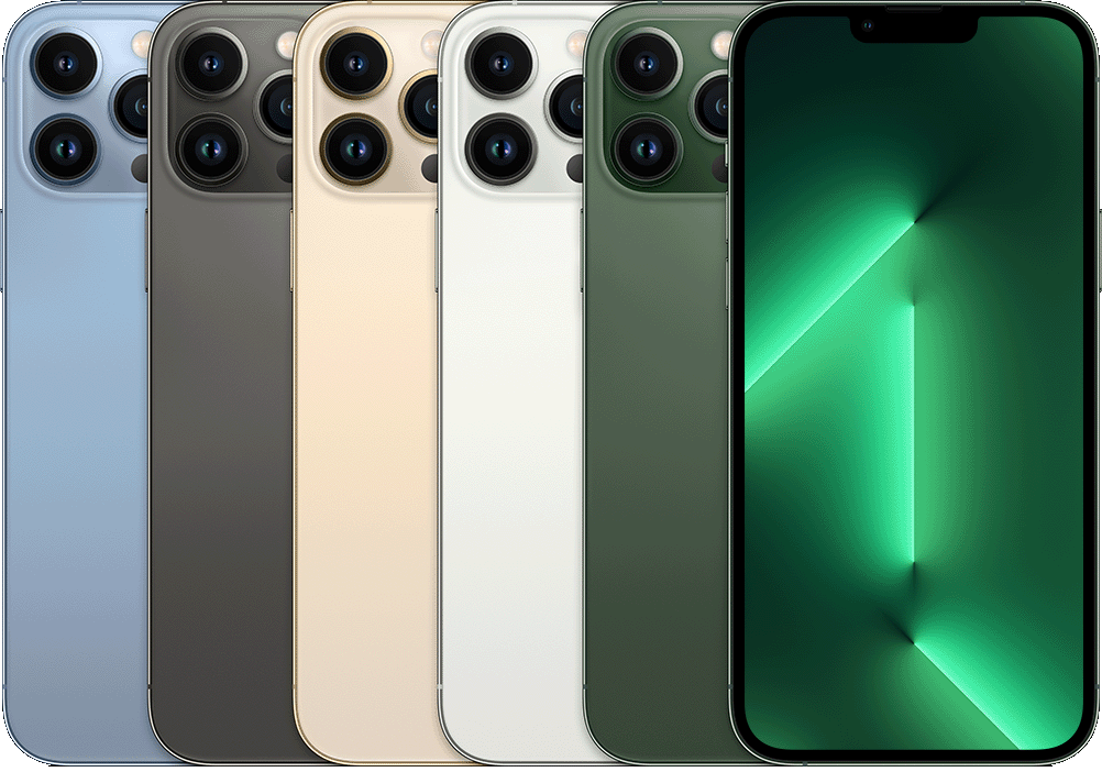 iPhone 13 Pro Max — все доступные цвета