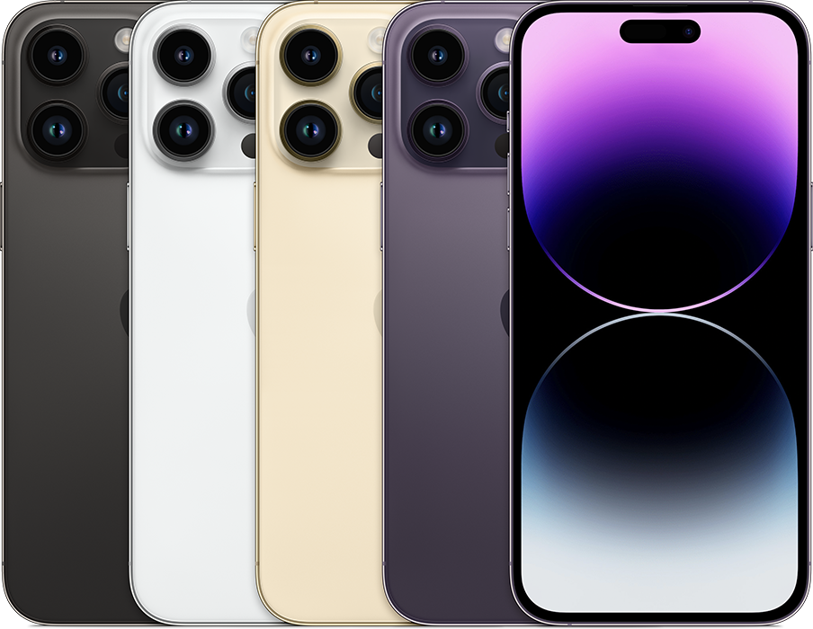 iPhone 14 Pro Max — все доступные цвета