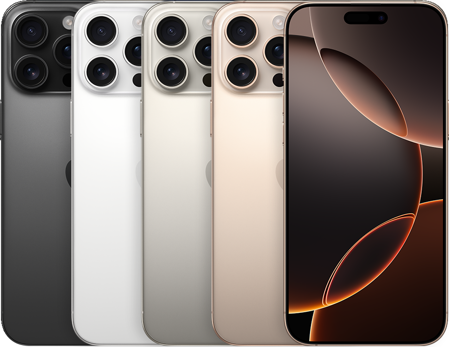 iPhone 16 Pro Max — все доступные цвета